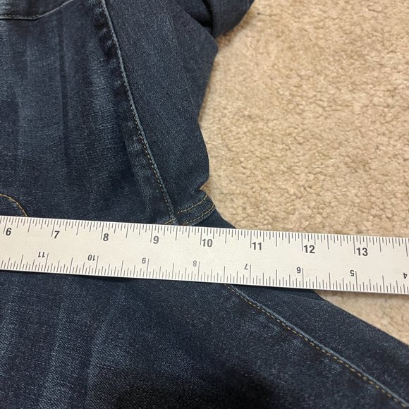 Frame Denim Jeans Size 25 Le High Skinny Montclair Distressed Hi Rise Dark Wash - Picture 10 of 11